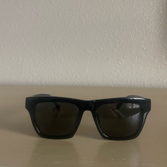 Vintage | rare linda farrow x the row black square wayfarer sunglasses - Picture 6 of 7